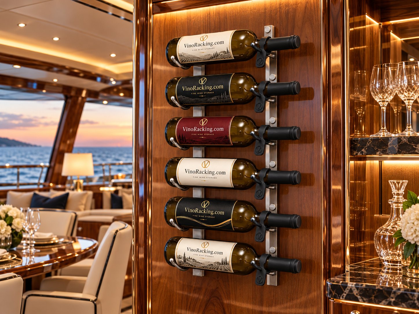Correas universales para botellas de vino | Para cualquier marca de soportes para botellas - Imagen 11