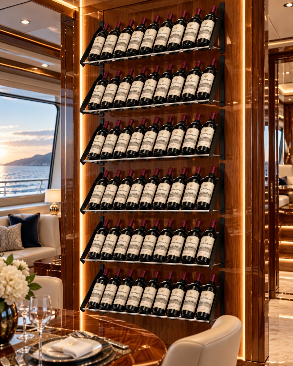Correas universales para botellas de vino | Para cualquier marca de soportes para botellas - Imagen 12