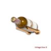 Vino Rails for Drywall, 1 bottle wine rack in golden bronze finish