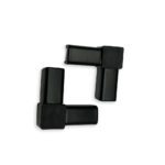 W Series Wine Rack Frame Elbow in Satin Black finish