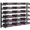 Evolution Wine Wall wall mounted metal wine rack system