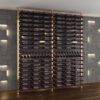 Customized Low Profile Wine Wall Post Kit in Golden Bronze/Matte Black finish