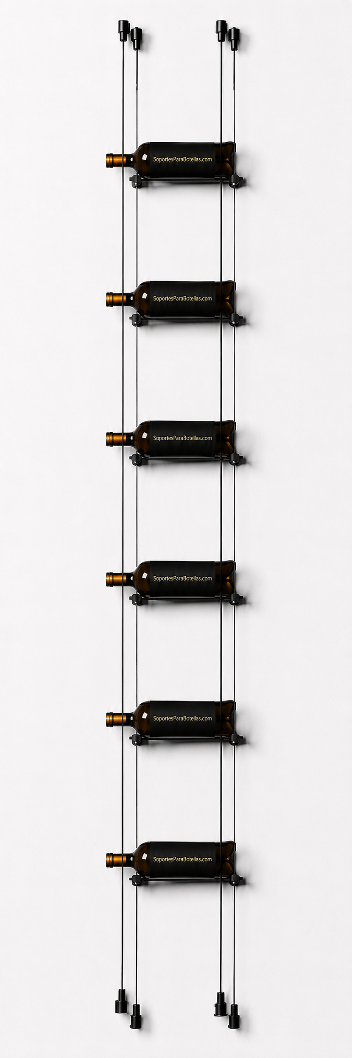 Soportes para botellas de vino suspendidas