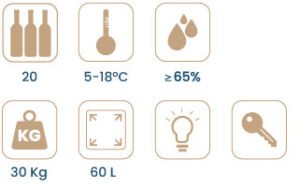 Vinobox Design 20 Specs