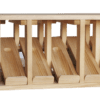 Soporte para botellas de madera