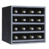 Cubo con estantes deslizantes Merlot 610040 - Imagen 7