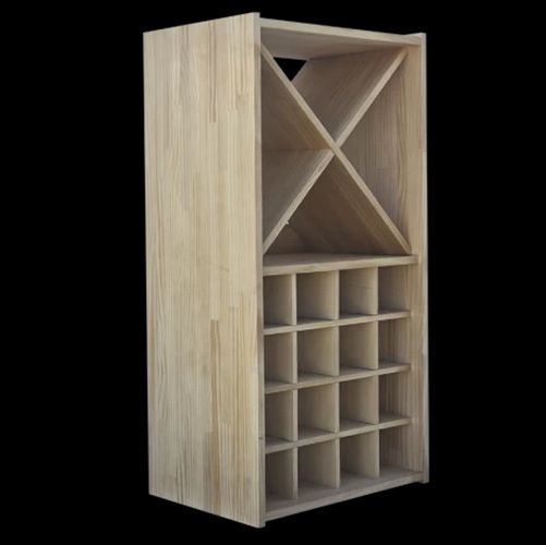 Monastrell botellero de madera para 40 botellas modelo 352016 - Imagen 3