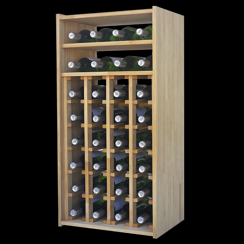 mueble botellero madera 32 botellas