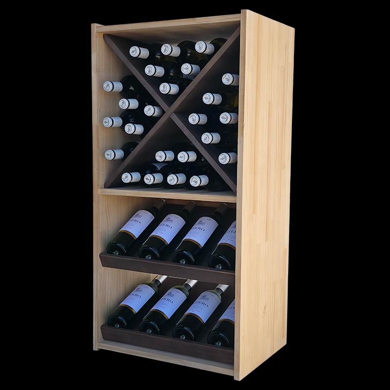 botellero madera 32 botellas